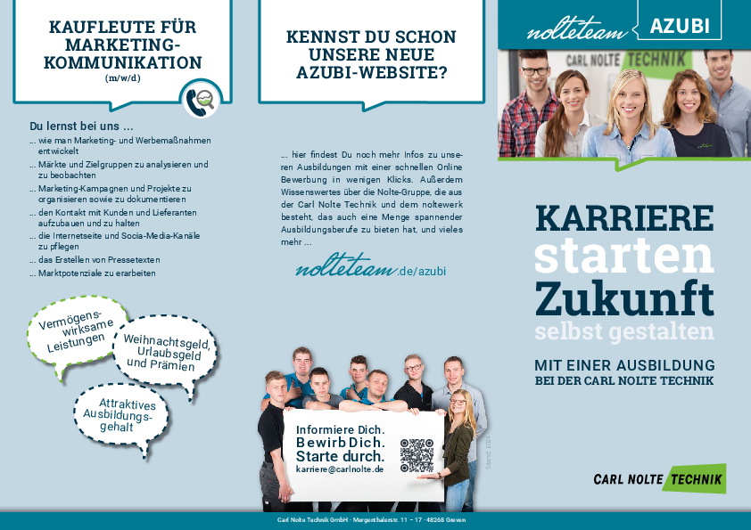 Flyer Ausbildung